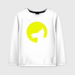 Лонгслив хлопковый детский Batman circle, цвет: белый