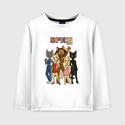Детский лонгслив Spice girls кошки