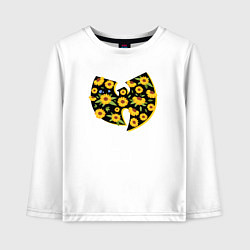 Детский лонгслив Wu-Tang flowers