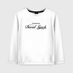 Лонгслив хлопковый детский Directed by David Lynch: Blue Velvet, цвет: белый