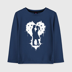 Детский лонгслив Объятия в сердце