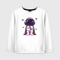 Детский лонгслив Астронавт Дракула