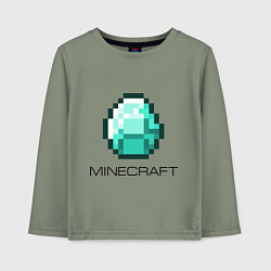 Лонгслив хлопковый детский Minecraft Diamond, цвет: авокадо