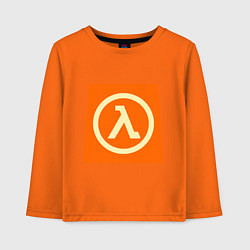 Лонгслив хлопковый детский Half-Life, цвет: оранжевый