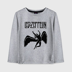 Лонгслив хлопковый детский Led Zeppelin Swan, цвет: меланж