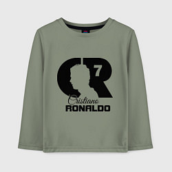 Лонгслив хлопковый детский CR Ronaldo 07, цвет: авокадо