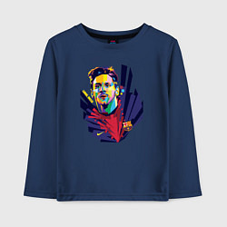 Детский лонгслив Messi Art