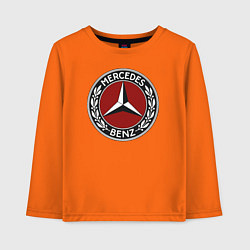 Лонгслив хлопковый детский Mercedes-Benz, цвет: оранжевый