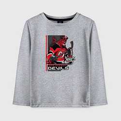 Детский лонгслив New Jersey Devils