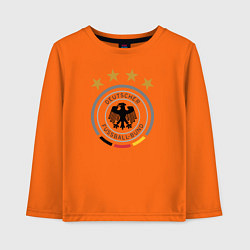 Лонгслив хлопковый детский Deutscher Fussball-Bund, цвет: оранжевый