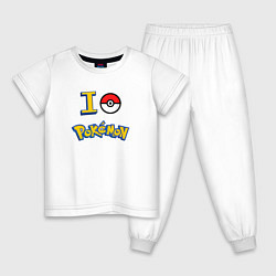 Детская пижама Покемон I love pokemon