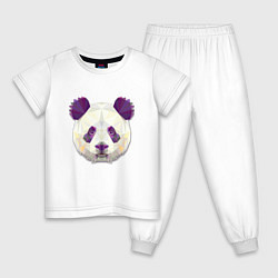 Детская пижама Полигональная панда