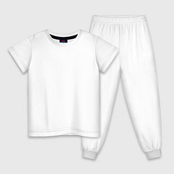 Пижама хлопковая детская Twenty One Pilots: Clique, цвет: белый