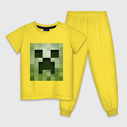 Детская пижама Мinecraft creeper