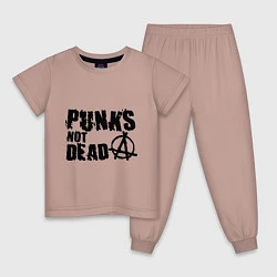 Детская пижама Punks not dead