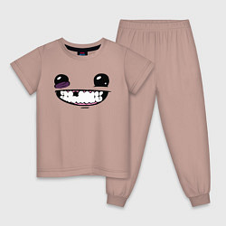 Детская пижама Super Meat Boy: Face