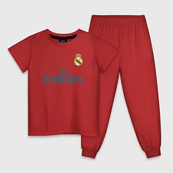 Пижама хлопковая детская Real Madrid: Ronaldo 07, цвет: красный