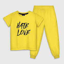 Детская пижама FACE Hate Love