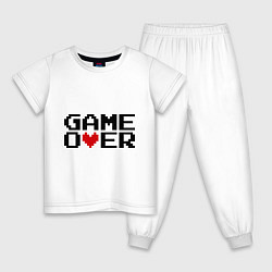 Детская пижама Game over 8 bit