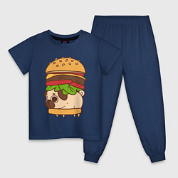 Детская пижама Мопс-бургер