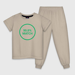 Детская пижама 99.8% Match