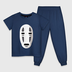 Пижама хлопковая детская Безликий Бог Каонаси, цвет: тёмно-синий