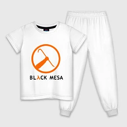 Пижама хлопковая детская Black mesa: Scrap, цвет: белый
