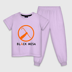 Пижама хлопковая детская Black mesa: Scrap, цвет: лаванда