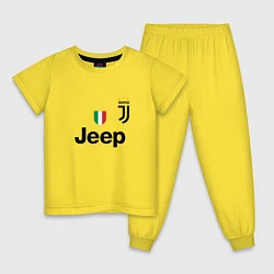 Пижама хлопковая детская Ronaldo: Juve Sport, цвет: желтый