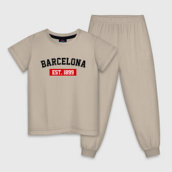 Детская пижама FC Barcelona Est. 1899