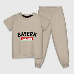 Детская пижама FC Bayern Est. 1900