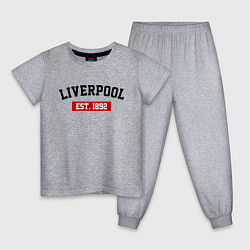 Детская пижама FC Liverpool Est. 1892