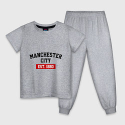 Детская пижама FC Manchester City Est. 1880