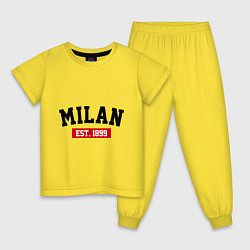 Детская пижама FC Milan Est. 1899