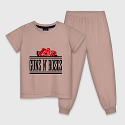 Детская пижама Guns n Roses: rose