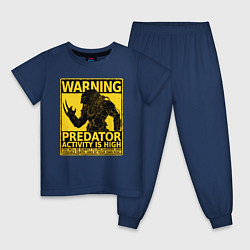 Детская пижама Warning: Predator