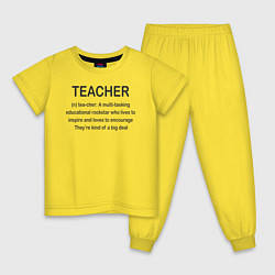 Детская пижама Teacher