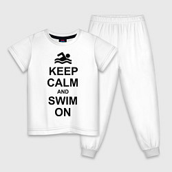 Детская пижама Keep Calm & Swim On