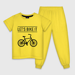 Детская пижама Lets bike it