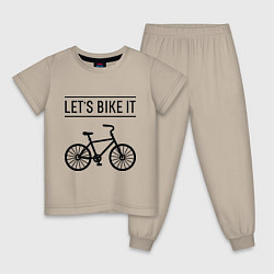 Детская пижама Lets bike it