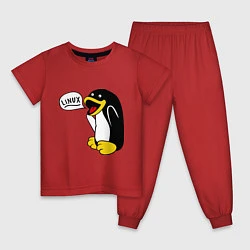 Детская пижама Пингвин: Linux