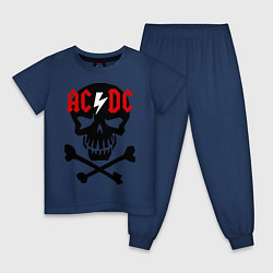Детская пижама AC/DC Skull