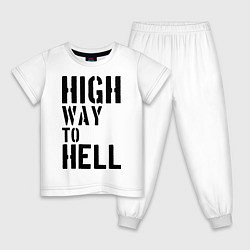 Детская пижама High way to hell