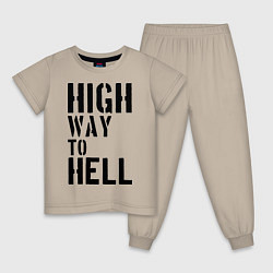 Детская пижама High way to hell