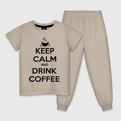 Детская пижама Keep Calm & Drink Coffee