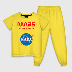 Детская пижама Nasa Mars mission