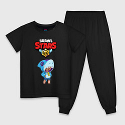 Детская пижама BRAWL STARS LEON SHARK