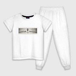 Пижама хлопковая детская Kobe Bryant, цвет: белый