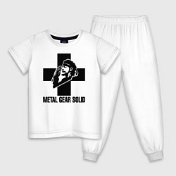 Пижама хлопковая детская Metal Gear Solid, цвет: белый