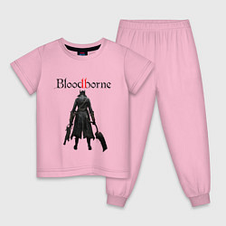 Пижама хлопковая детская Bloodborne, цвет: светло-розовый